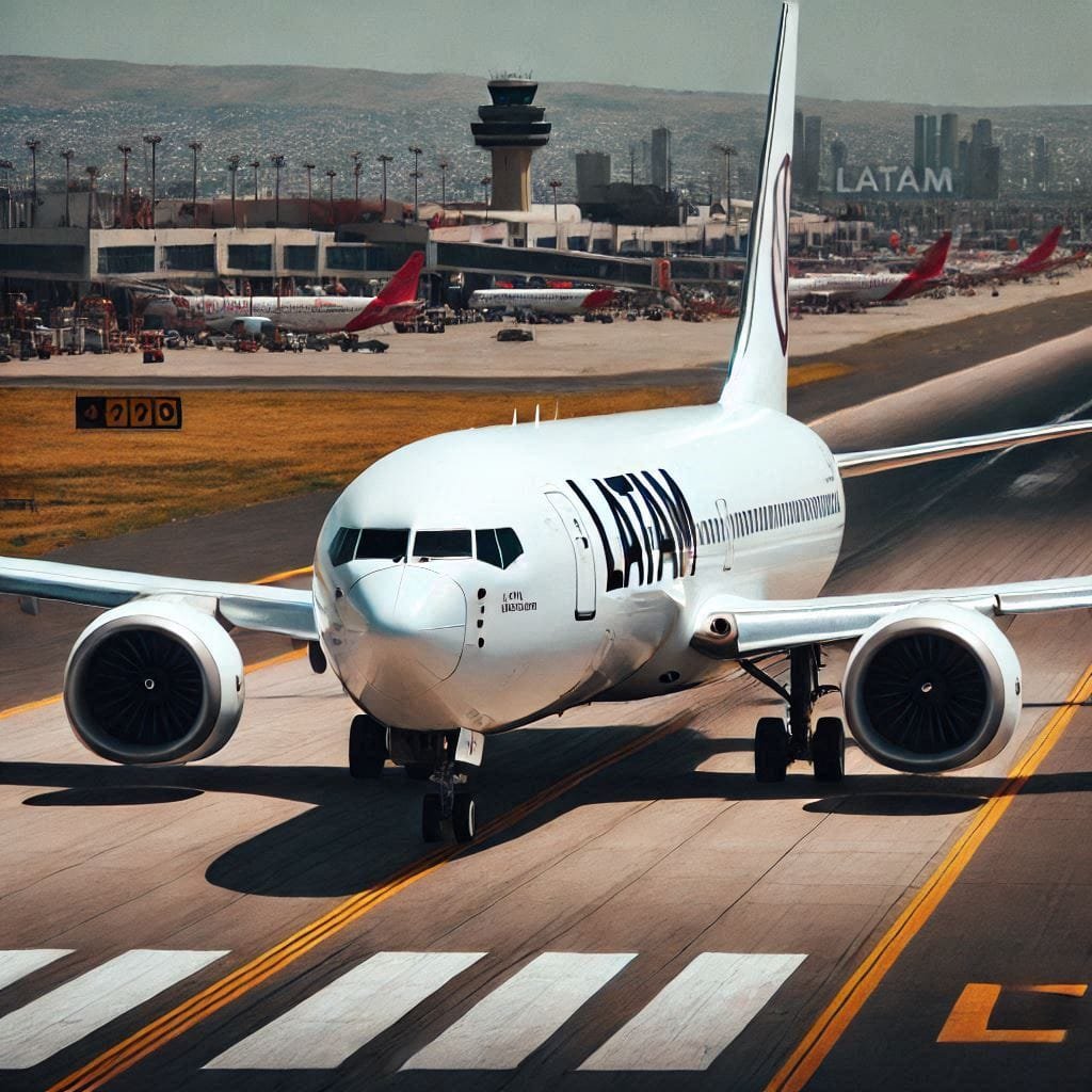 Latam retoma seus vôos internacionais no Aeroporto de Porto Alegre.