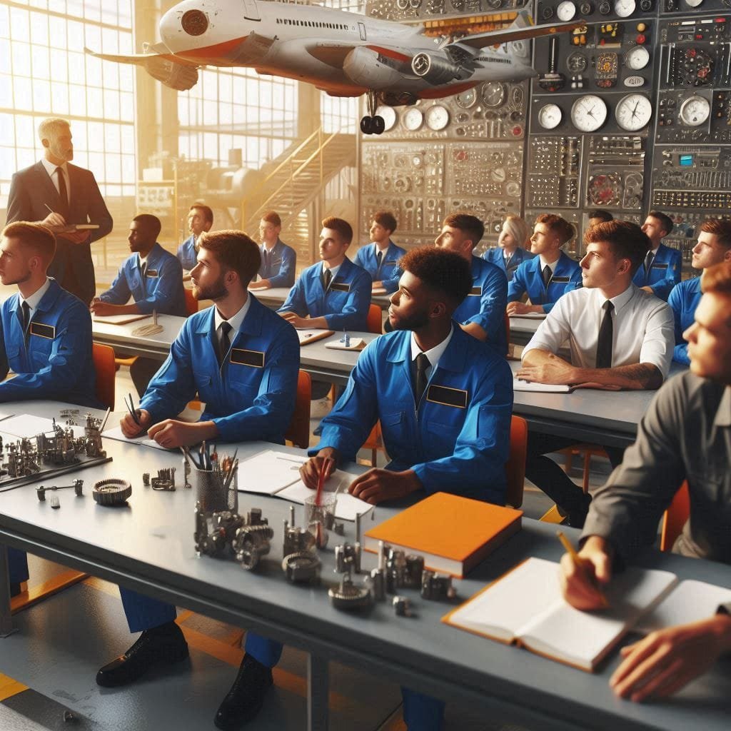 Escola de manutenção aeronáutica da Latam em São Carlos, São Paulo, Brasil