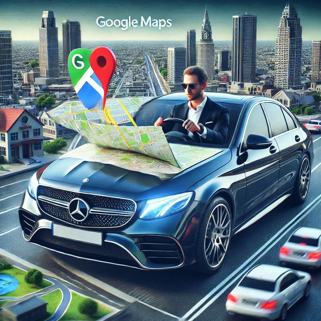 Mercedes-Benz utilizaram recursos do Google Mapas em seus veículos