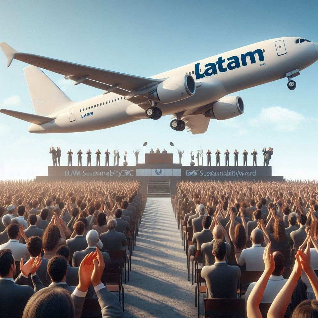 LATAM é eleita a companhia aérea mais sustentável das Américas
