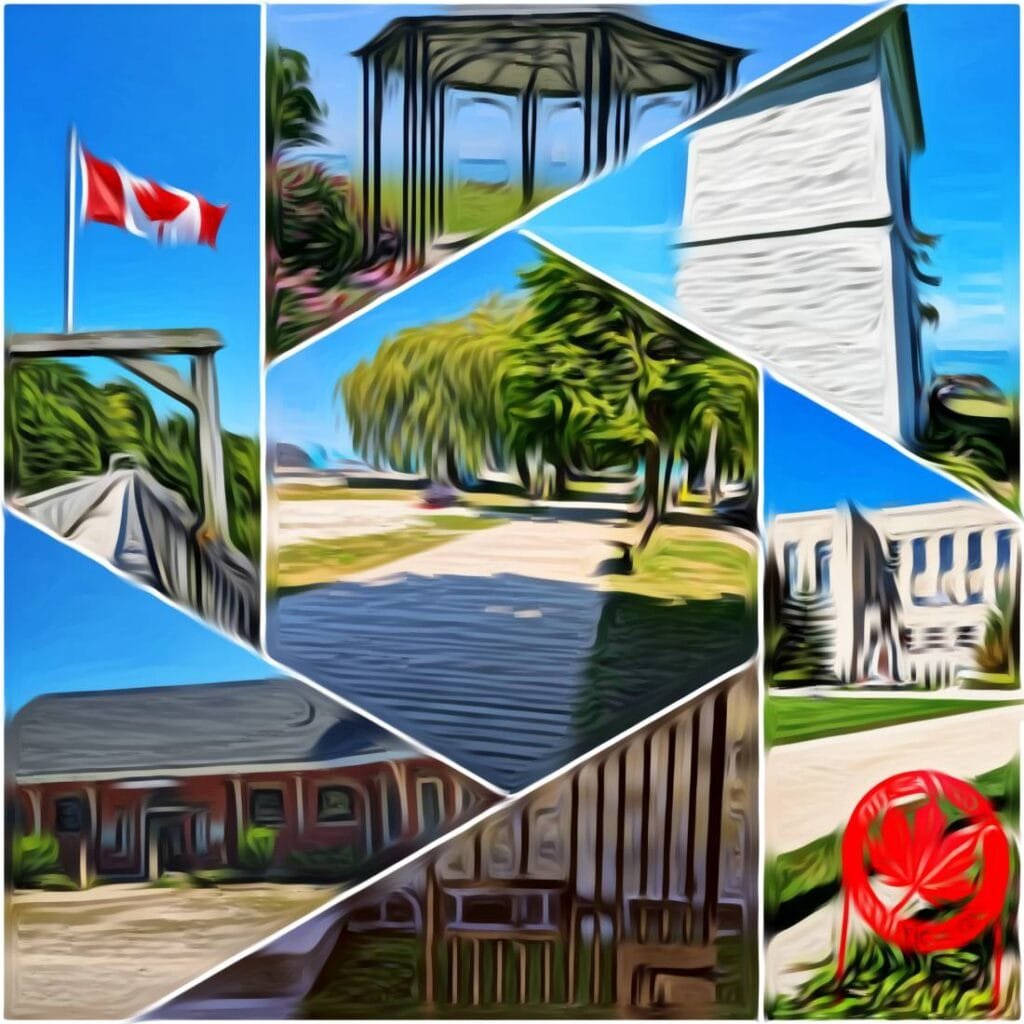 Montagem sobre Goderich Ontario Canada