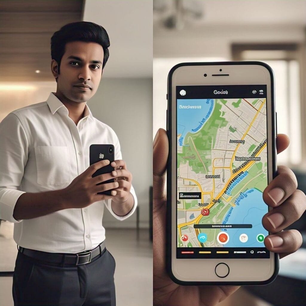 Google Mapas no iPhone