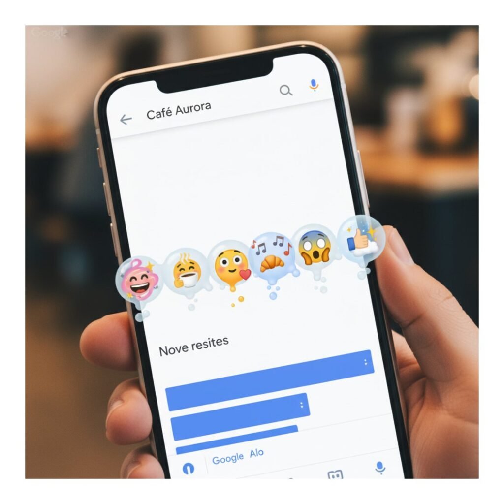 Reacoes emotivas nas avaliacoes no Google MEu NEgocio, Google MApas e demais produtos Geo da empresa