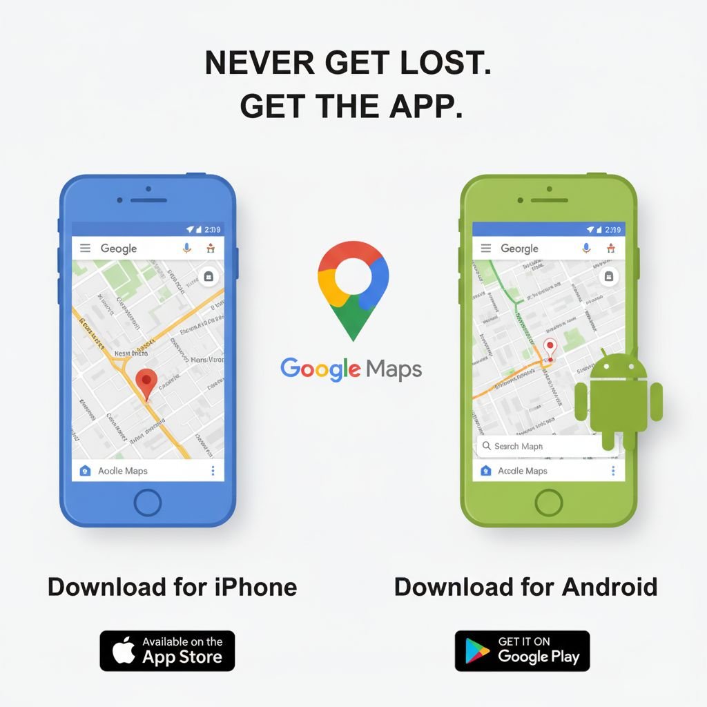 Google Mapas Promove App com Nova Campanha no Desktop
