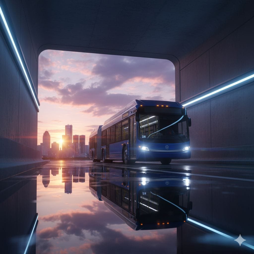 Ônibus do Túnel Detroit a Windsor