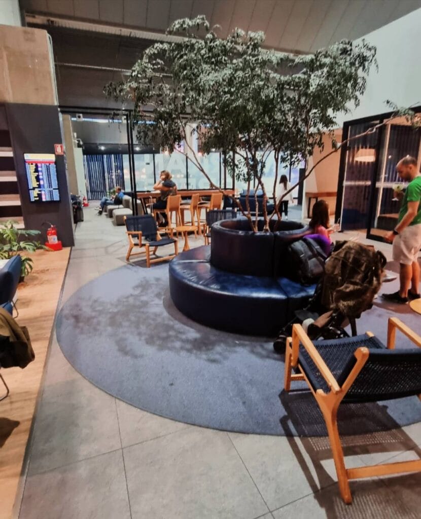 Espaços do antigo lounge, Sala Vip American Express no Aeroporto Internacional de São Paulo em Guarulhos