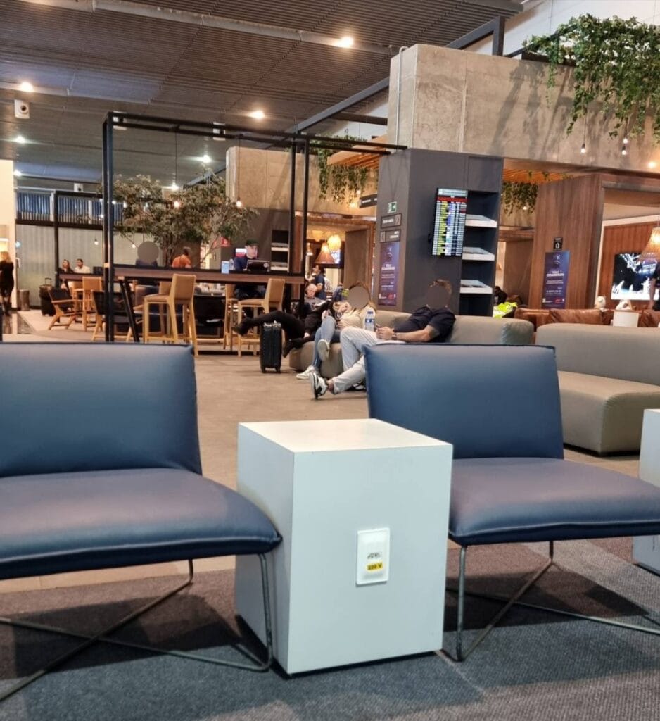 Espaços do antigo lounge, Sala Vip American Express no Aeroporto Internacional de São Paulo em Guarulhos