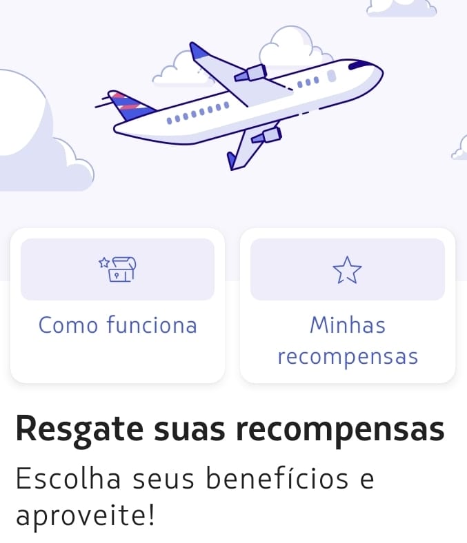 Captura e tela do painel Benefícios do Latam Pass