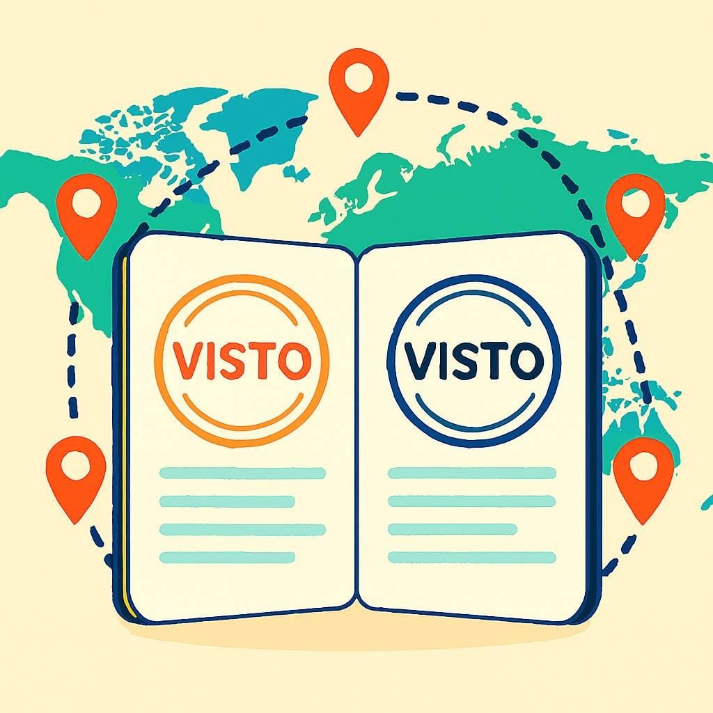 Dicas e informações sobre Vistos americano e pelo mundo e de outras ferramentas de viagem como ETA, ESTA .