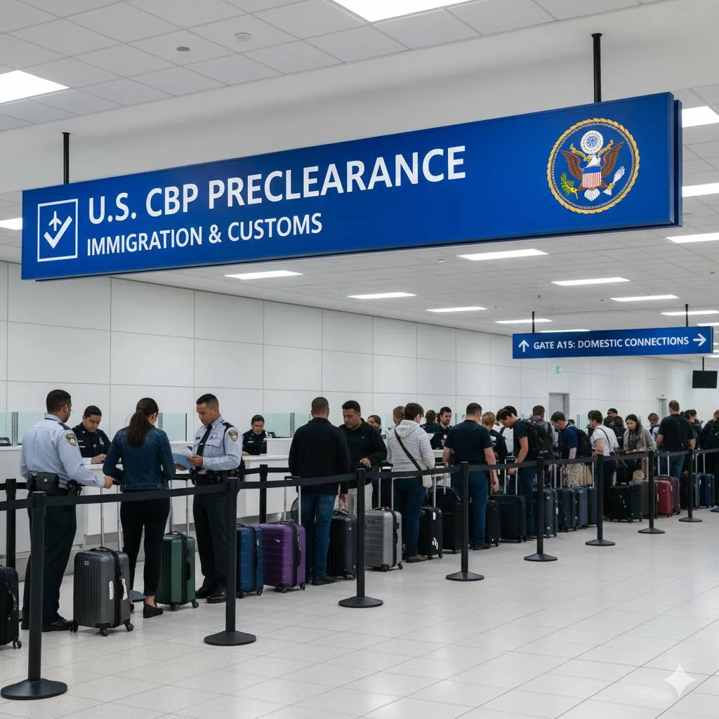 Imagem ilustrativa do US CBP Preclearance dos Estados Unidos