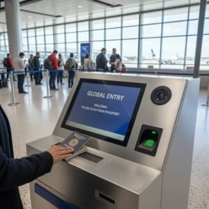 Artigos explicativos sobre Global Entry para brasileiros.